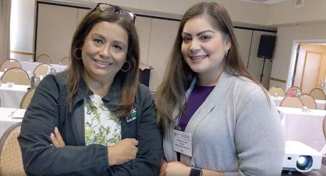 Talking About Early College for Teen Moms with Cynthia and Rosalinda at STECC