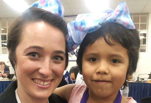 Shannon Grimm of Willis ISD and her student Priscilla